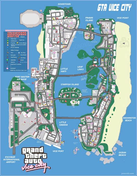 gta vice city properties map|GTA: Vice City Interactive Map .